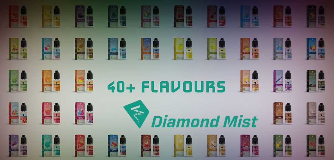 Eliquid 10ml by Diamond Mist e-liquids in Spain